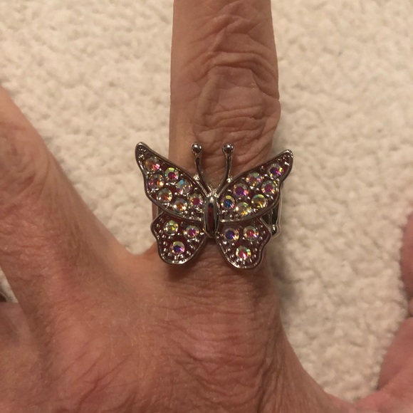 Paparazzi Iridescent butterfly ring